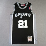 Camiseta Tim Duncan 21 San Antonio Spurs negra 1
