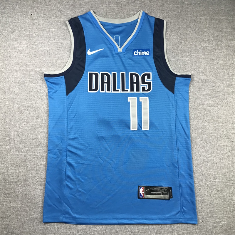 Camiseta Luka Doncic 77 Dallas Mavericks azul 1