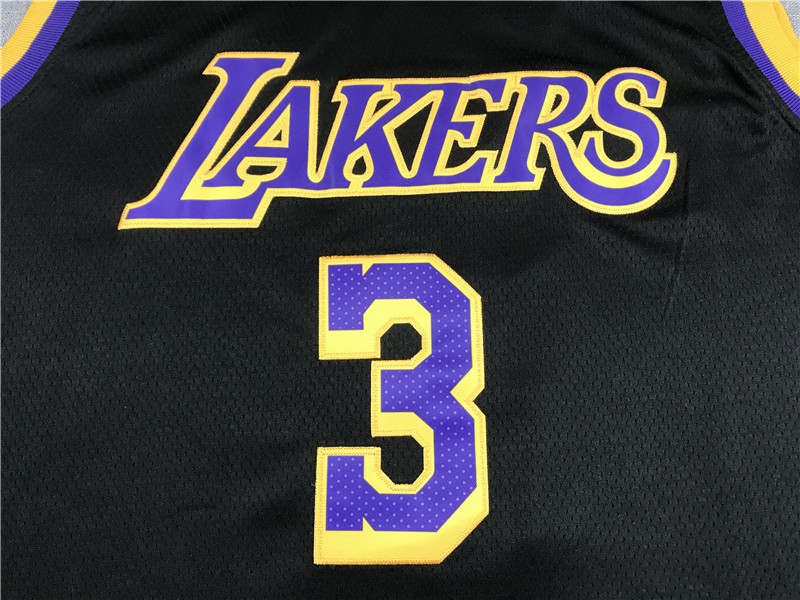Camiseta Anthony Davis 3 Lakers Earned Edition 2021 2