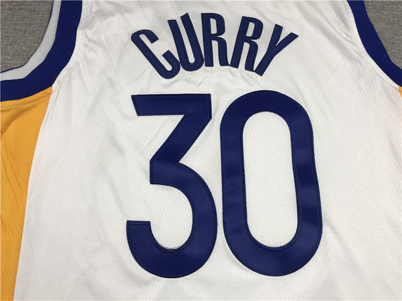 Camiseta Stephen Curry 30 Golden State Warriors Diamond 75th 2022 4 blanca
