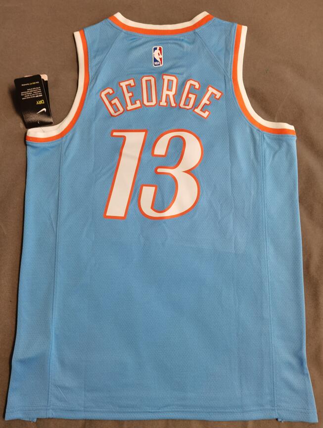 Camiseta Paul George 13 Clippers The City 2022 2