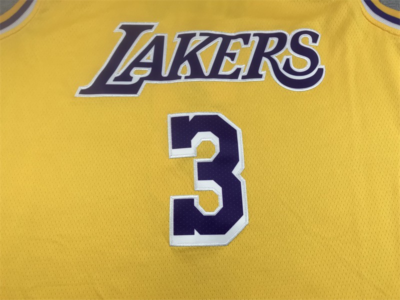 Camiseta Anthony Davis 3 Los Angeles Lakers Diamond 75th 2022 2