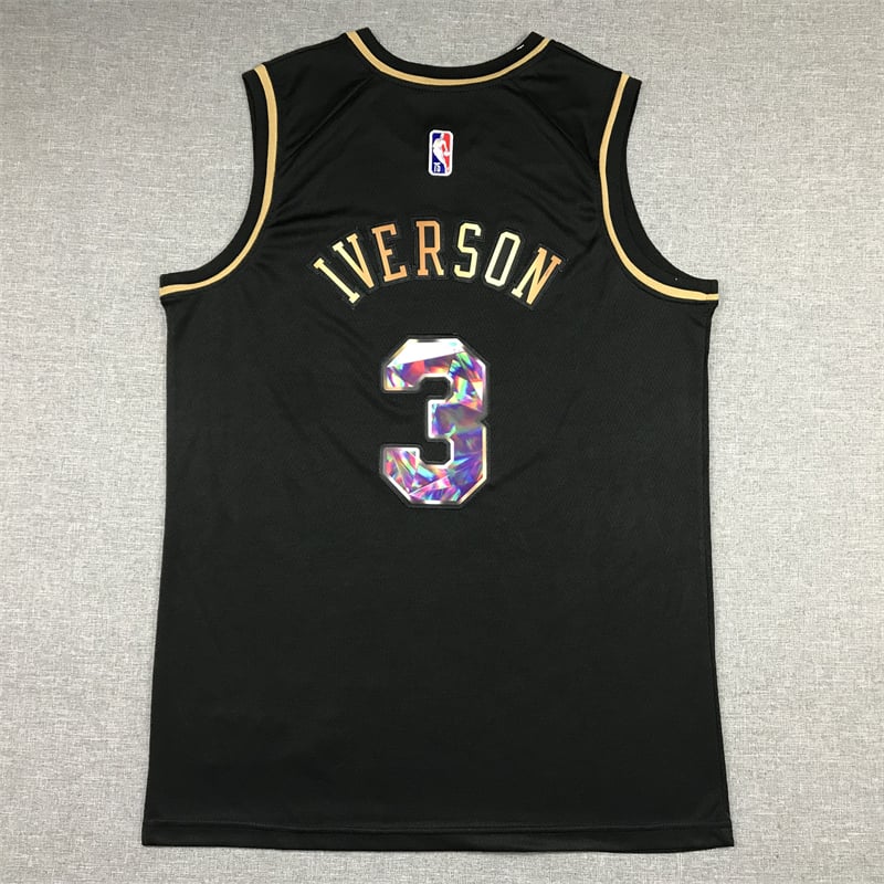 Camiseta Allen Iverson 03 Lakers Diamond Golden Edition 3