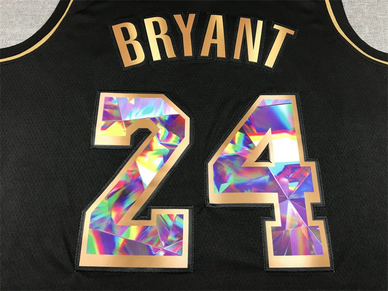 Camiseta Kobe Bryant 24 Lakers Diamond Golden Edition 5