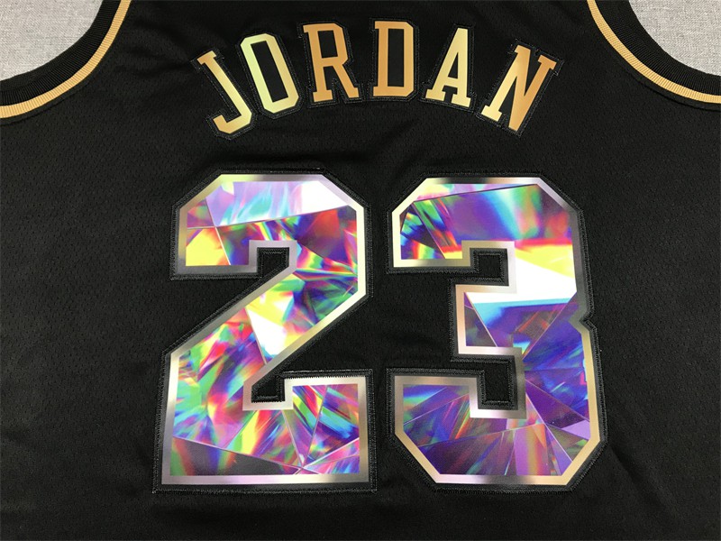 Camiseta Michael Jordan 23 Lakers Diamond Golden Edition 4