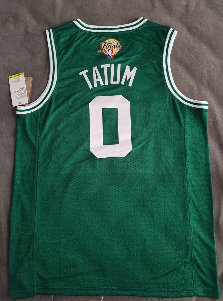 Camiseta Jason Tatum 0 Celtics NBA Finals 2022 3