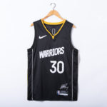 Stephen Curry 30 Warriors Black 75th Anniversary MVP Edition