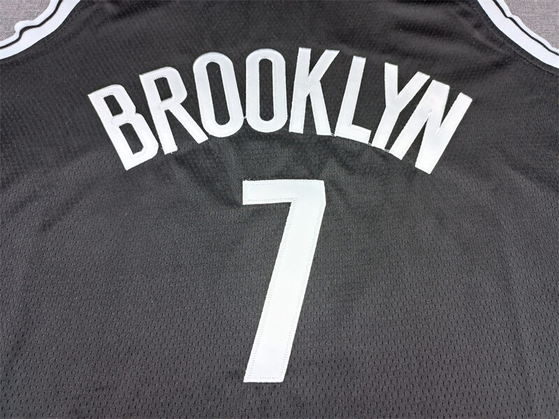 Camiseta Kevin Durant 7 Brooklyn Nets 2023 negra clasica 2 rotated