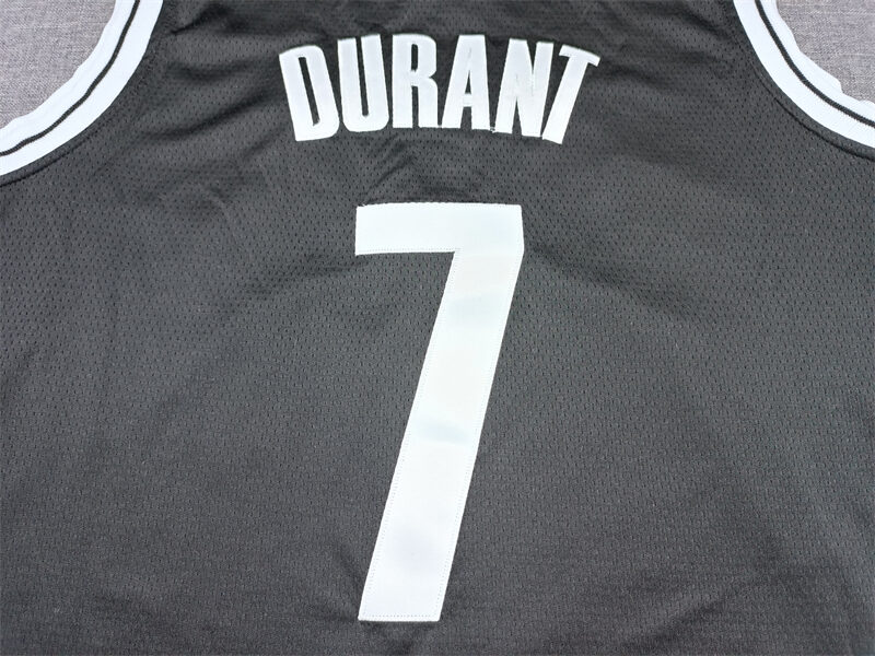 Camiseta Kevin Durant 7 Brooklyn Nets 2023 negra clasica 4 rotated