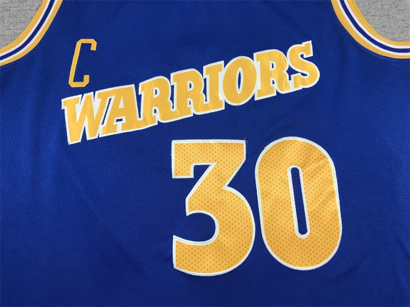 Camiseta Stephen Curry 30 Golden State Warriors 2023 azul claro 3
