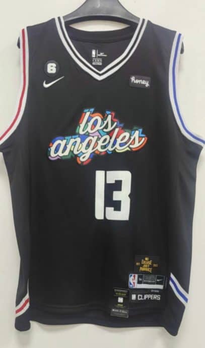 Camiseta Paul George 13 Clippers The City 2023 2