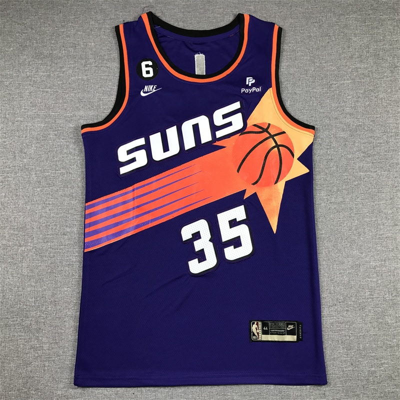 menor aburrido Reportero Camiseta Kevin Durant #35 Phoenix Suns retro 2023 【24,90€】 | TCNBA