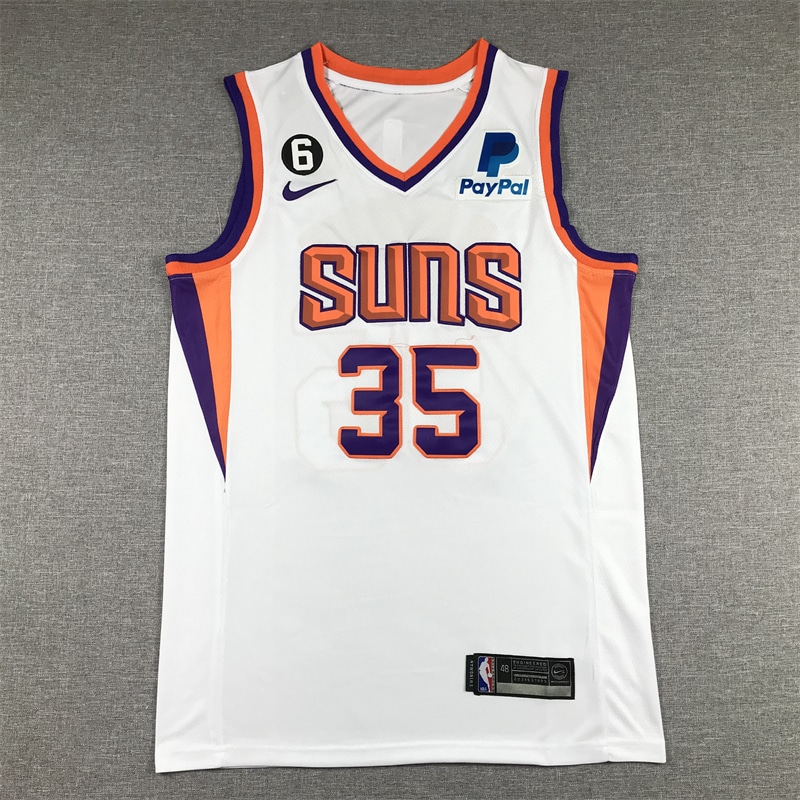 Camiseta Kevin Durant 35 Phoenix Suns blanca