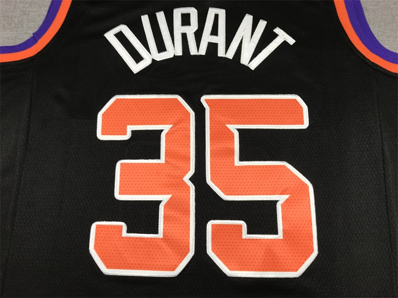 Camiseta Kevin Durant 35 Phoenix Suns negra 4