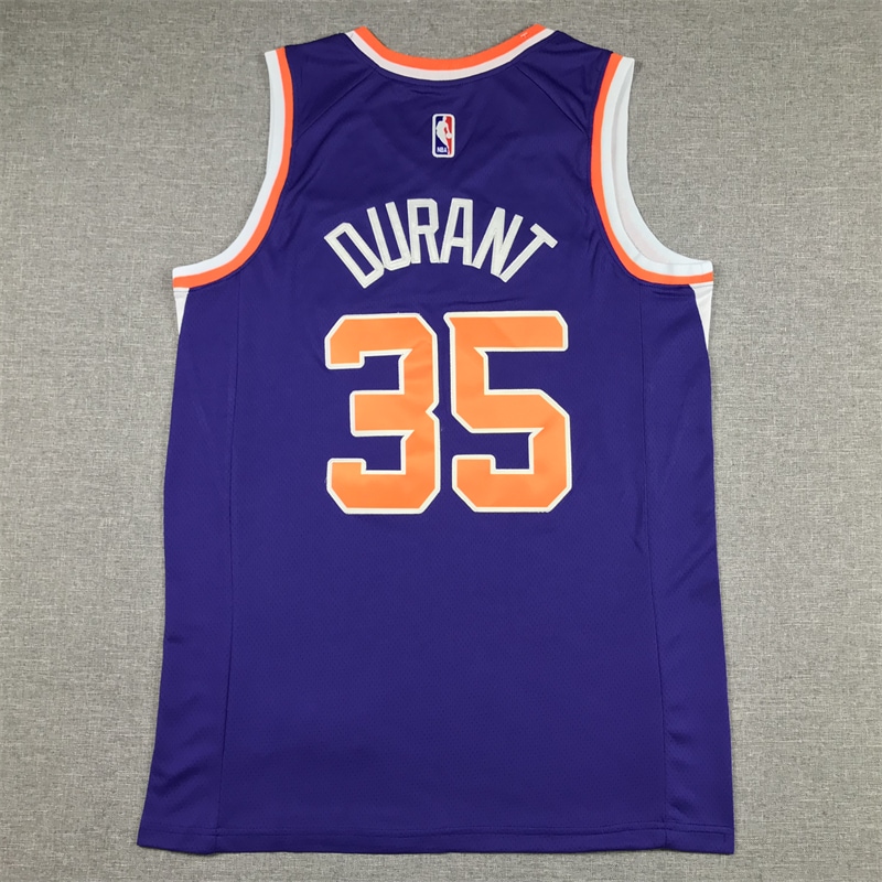 Camiseta Kevin Durant 35 Phoenix Suns violeta 2