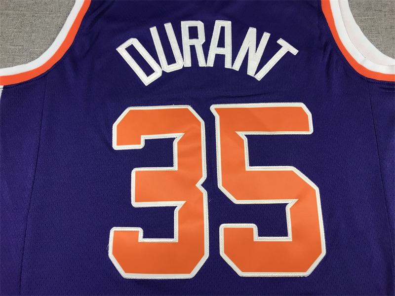 Camiseta Kevin Durant 35 Phoenix Suns violeta 3