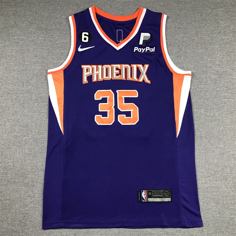 Camiseta Kevin Durant 35 Phoenix Suns violeta