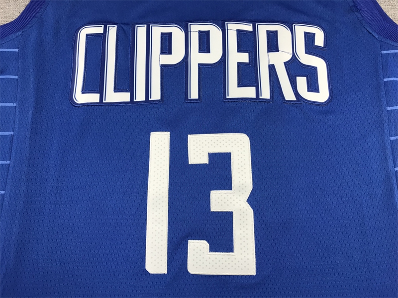 Camiseta Russell Westbrook 0 Los Angeles Clippers azul 2