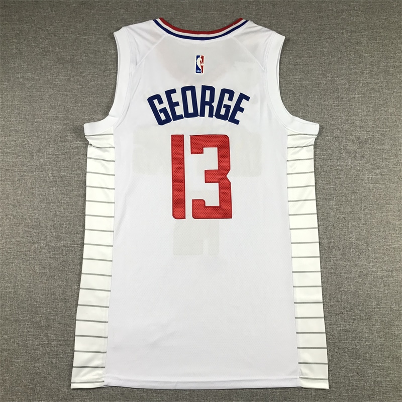Comprar camiseta Paul George 13 Los Angeles Clippers blanco 3