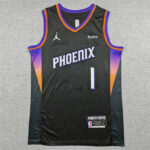 Camiseta Devin Booker 1 Phoenix Suns 2026 negro 1