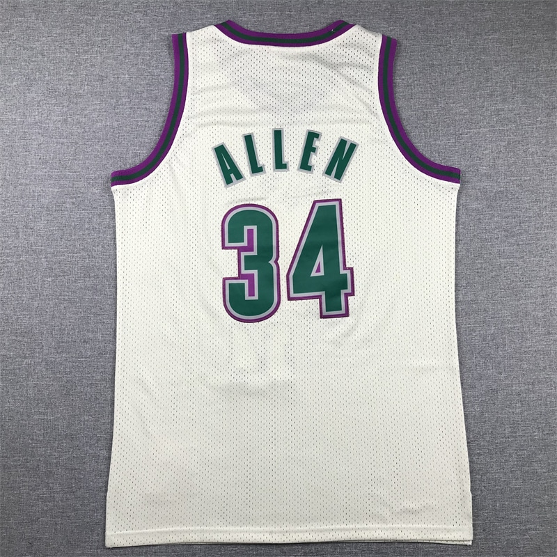 Camiseta Ray Allen 34 Milwaukee Bucks 2024 3