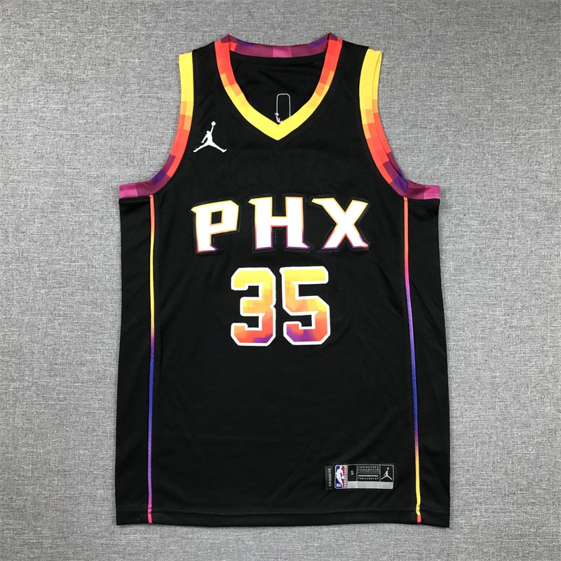 Camiseta Kevin Durant 35 Phoenix Suns negra 2