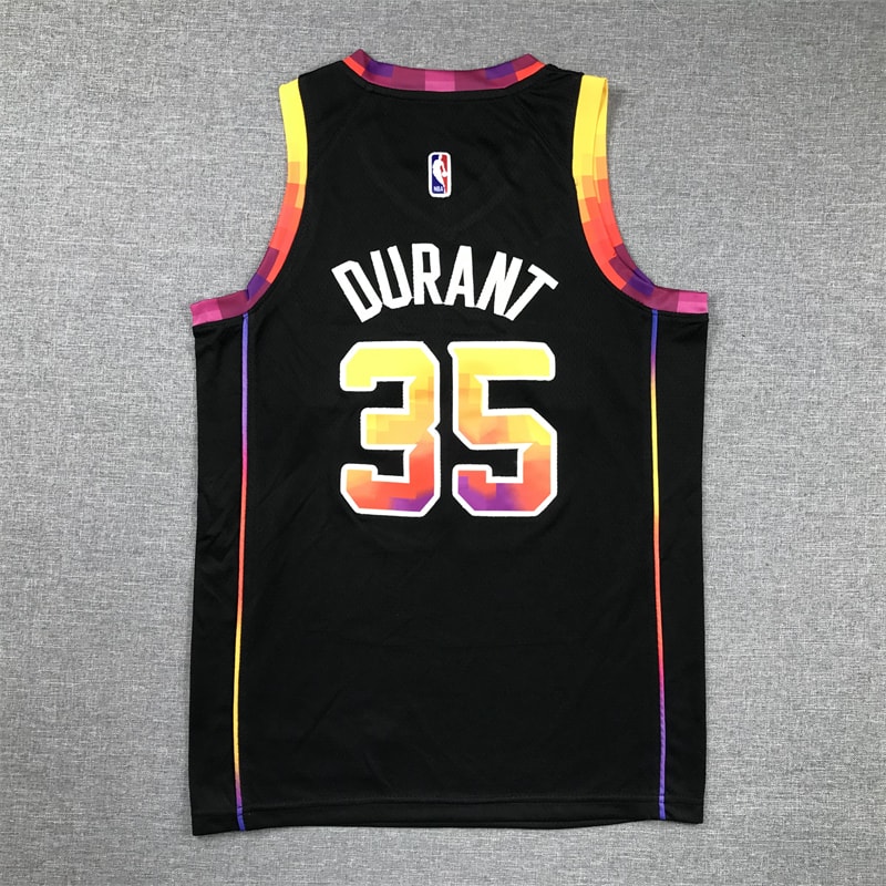 Camiseta Kevin Durant 35 Phoenix Suns negra 3