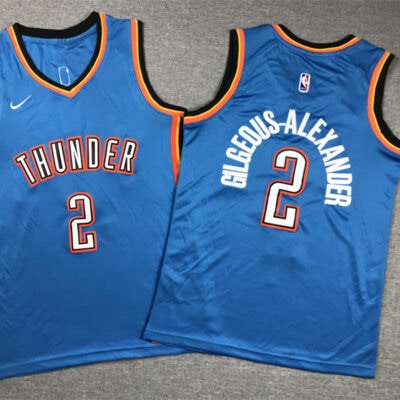 Camiseta Shai Gilgeous Alexander 2 Oklahoma City Thunder azul