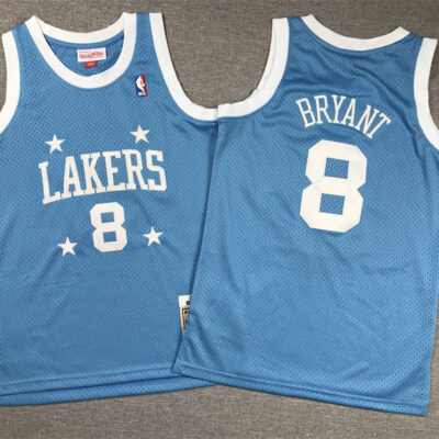Camiseta Kobe Bryant 8 Los Angeles Lakers MPLS Azul