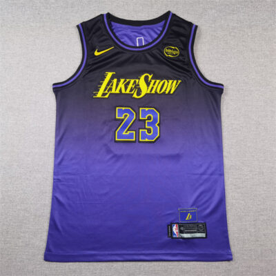 Camiseta LeBron James 23 Lakers The City 2025 1