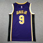 Camiseta LeBron James JR 09 Los Angeles Lakers violeta 3