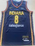 Camiseta Natalie Achonwa Cunningham 8 Indiana Fever Nike Rebel Edition 1