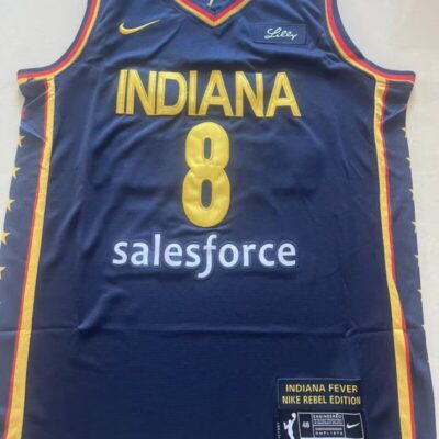 Camiseta Natalie Achonwa (Cunningham) #8 Indiana Fever - Nike Rebel Edition