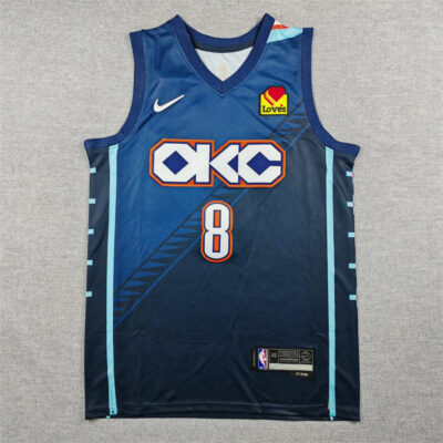 Camiseta Jalen Williams #08 Thunder The City 2026