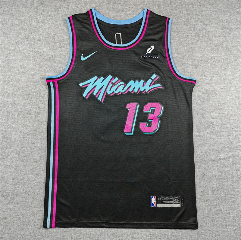 Camiseta Bam Adebayo #13 Heat The City 2026 1 Camiseta Bam Adebayo #13 Heat The City 2026