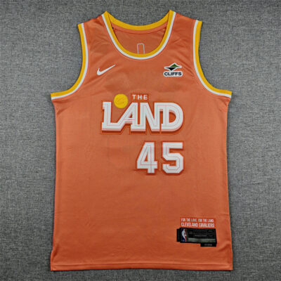 Camiseta Donovan Mitchell #45 Jazz The city 2026