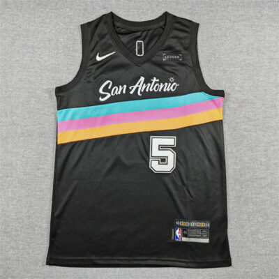 Camiseta Stephon Castle #5 Spurs The City 2026