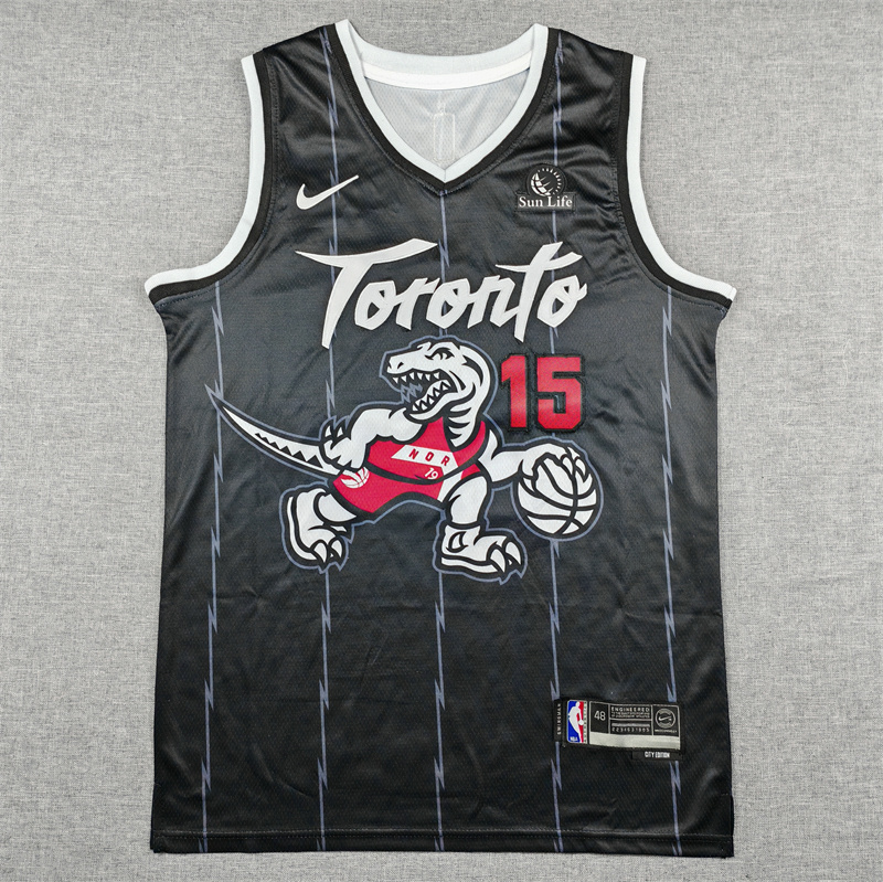Camiseta Vince Carter # 15 Toronto Raptors The City 2026 1 Camiseta Vince Carter # 15 Toronto Raptors The City 2026