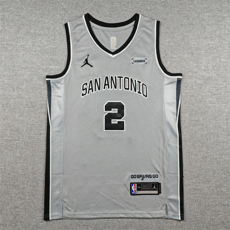 Camiseta Dylan Harper #02 San Antonio Spurs 1 Camiseta Dylan Harper #02 San Antonio Spurs