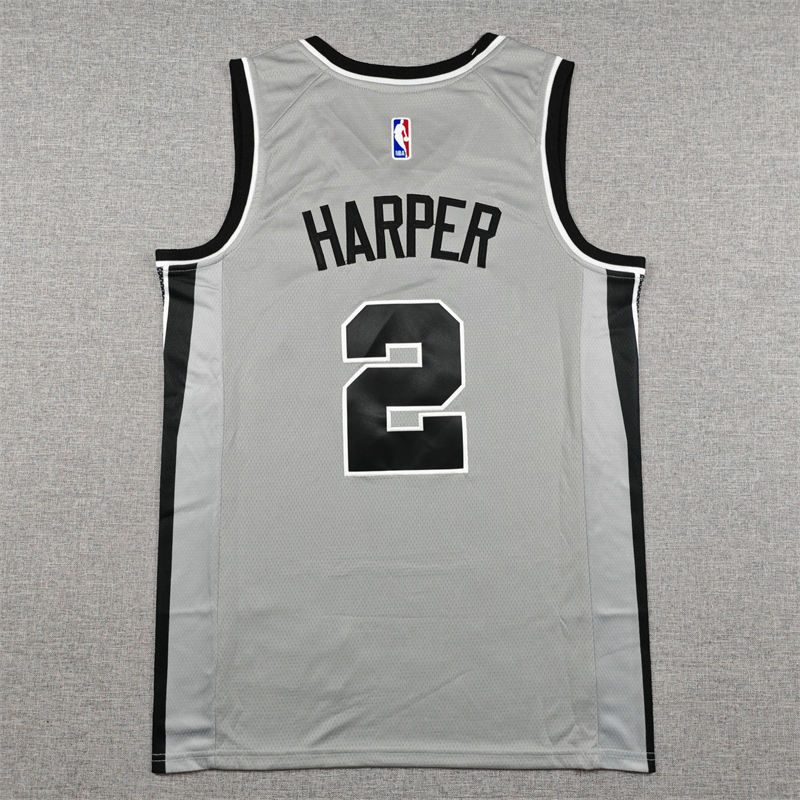 Camiseta Dylan Harper #02 San Antonio Spurs 2 Camiseta Dylan Harper #02 San Antonio Spurs - Imagen 2