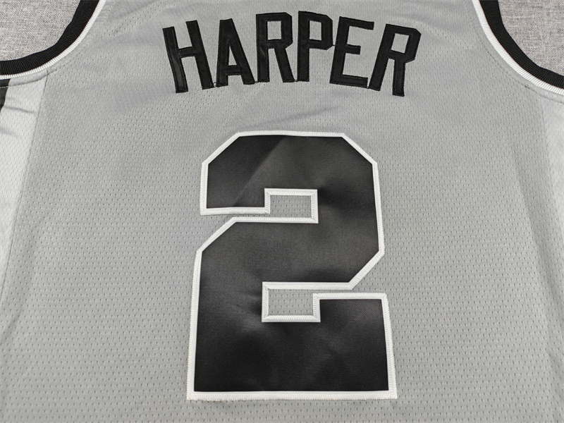 Camiseta Dylan Harper #02 San Antonio Spurs 3 Camiseta Dylan Harper #02 San Antonio Spurs - Imagen 3