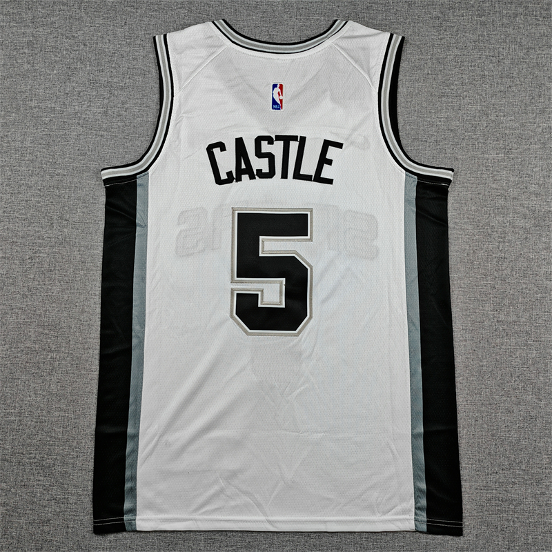 Camiseta Stephon Castle #05 San Antonio Spurs 3 Camiseta Stephon Castle #05 San Antonio Spurs - Imagen 3