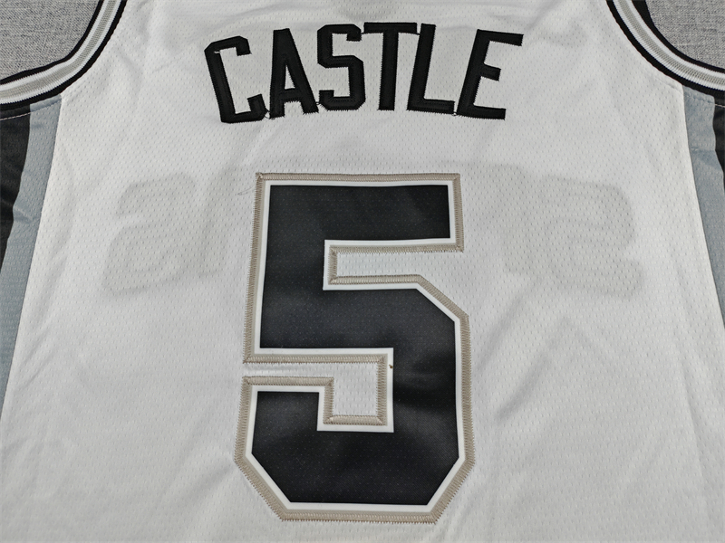 Camiseta Stephon Castle #05 San Antonio Spurs 5 Camiseta Stephon Castle #05 San Antonio Spurs - Imagen 5