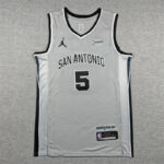 Camiseta Stephon Castle 05 San Antonio Spurs gris