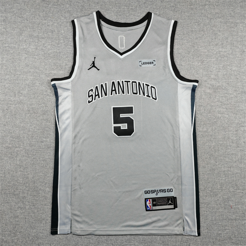 Camiseta Stephon Castle #05 San Antonio Spurs 1 Camiseta Stephon Castle #05 San Antonio Spurs