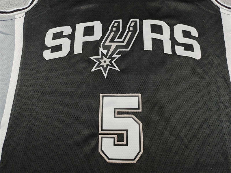 Camiseta Stephon Castle #05 San Antonio Spurs 10 Camiseta Stephon Castle #05 San Antonio Spurs - Imagen 10