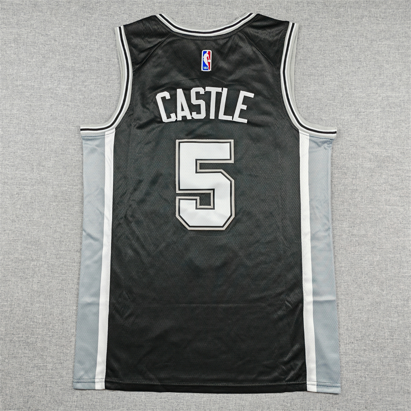 Camiseta Stephon Castle #05 San Antonio Spurs 11 Camiseta Stephon Castle #05 San Antonio Spurs - Imagen 11