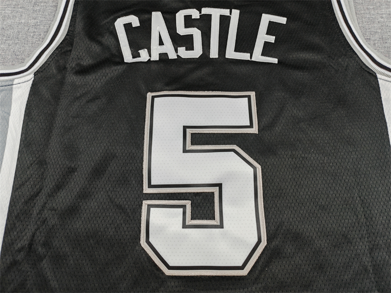 Camiseta Stephon Castle #05 San Antonio Spurs 12 Camiseta Stephon Castle #05 San Antonio Spurs - Imagen 12