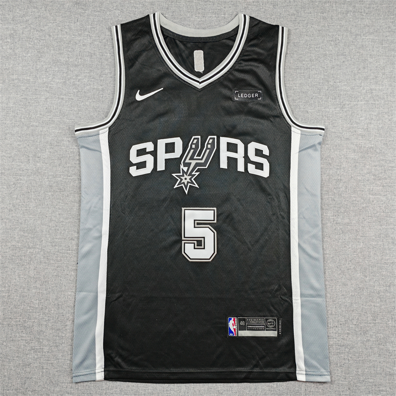 Camiseta Stephon Castle #05 San Antonio Spurs 9 Camiseta Stephon Castle #05 San Antonio Spurs - Imagen 9