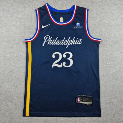 Camisetas NBA Baratas 2026 8 LeBron James #23 Philadelphia 76ers City Edition 2026